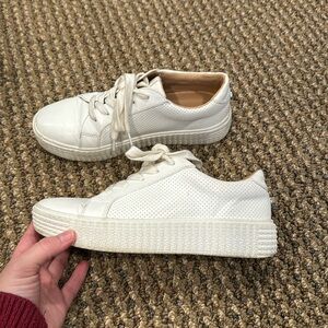Women's White Sneakers 6.5 Steve Madden